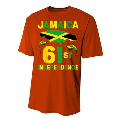 Happy Independence Day Jamaica 1962 Proud Jamaican Performance Sprint T-Shirt