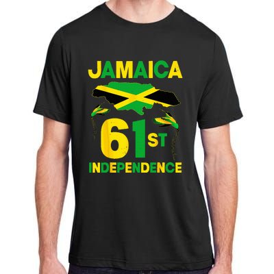 Happy Independence Day Jamaica 1962 Proud Jamaican Adult ChromaSoft Performance T-Shirt