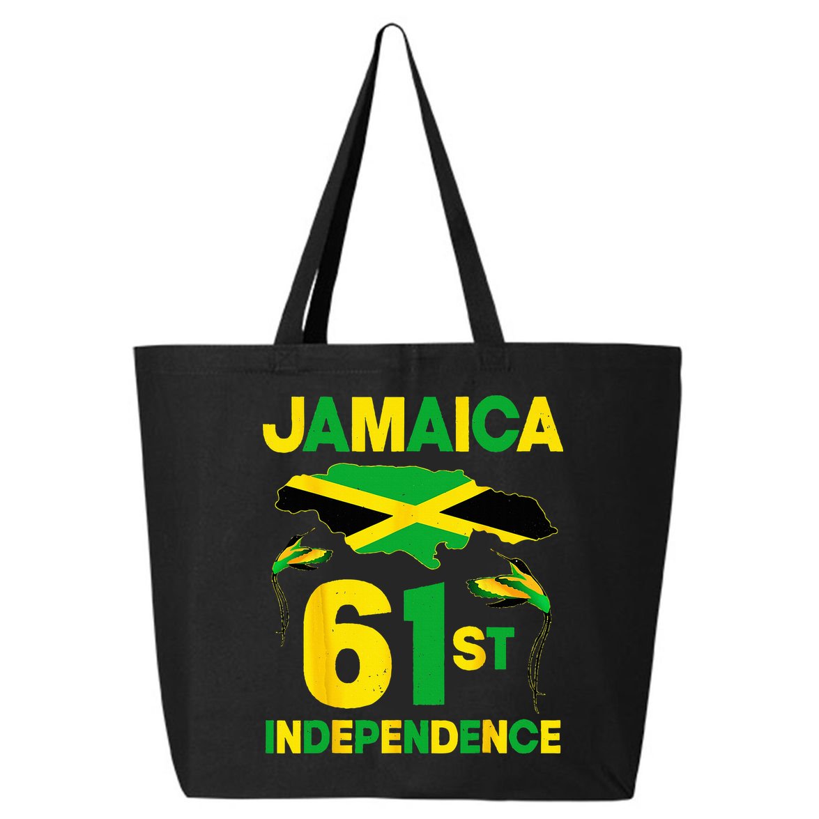 Happy Independence Day Jamaica 1962 Proud Jamaican 25L Jumbo Tote