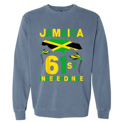 Happy Independence Day Jamaica 1962 Proud Jamaican Garment-Dyed Sweatshirt