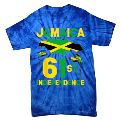 Happy Independence Day Jamaica 1962 Proud Jamaican Tie-Dye T-Shirt