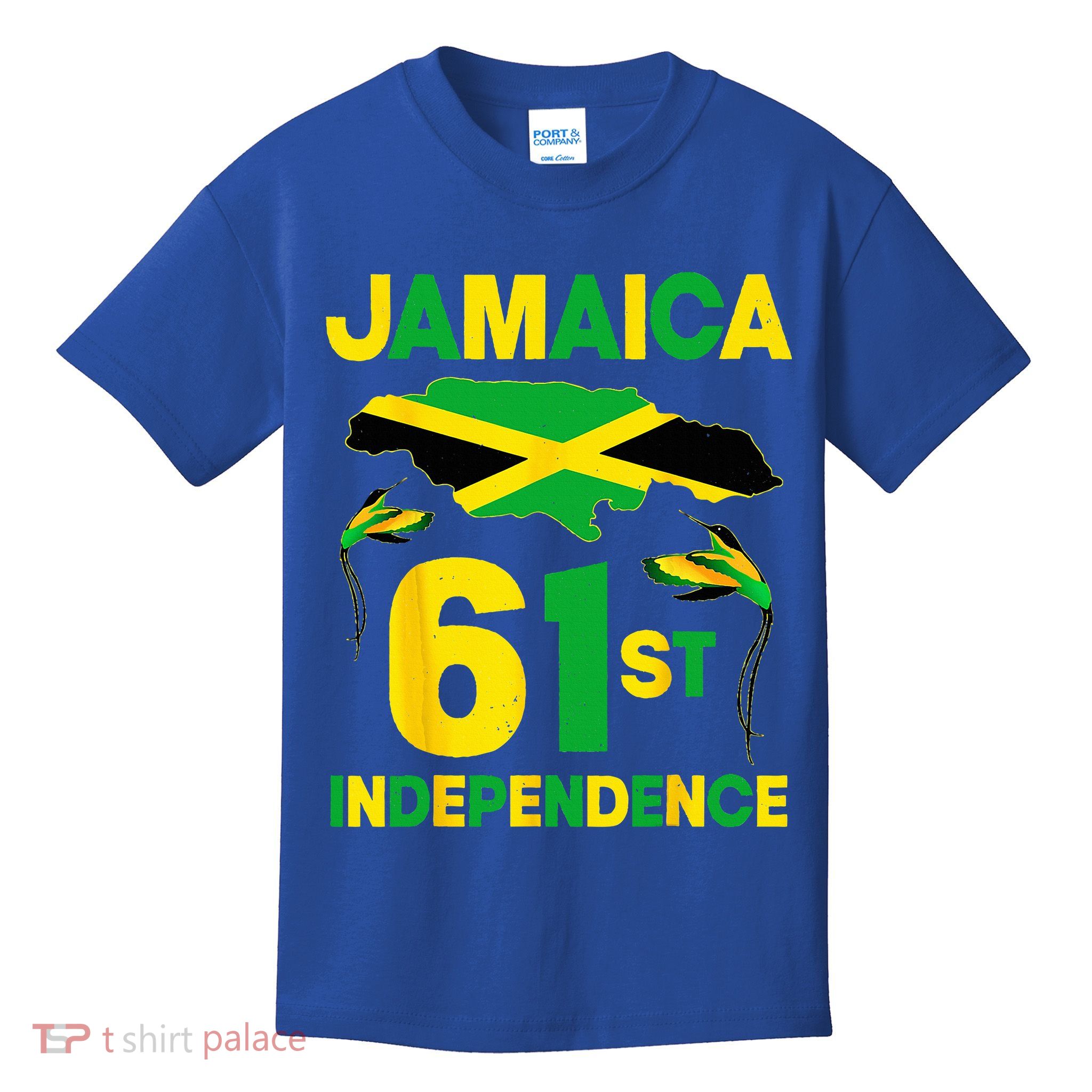Happy Independence Day Jamaica 1962 Proud Jamaican Kids T-Shirt