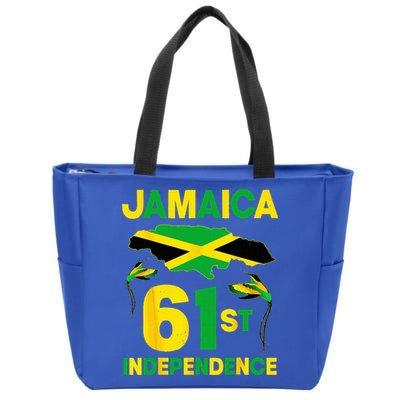 Happy Independence Day Jamaica 1962 Proud Jamaican Zip Tote Bag