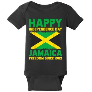 Happy Independence Day Jamaica 1962 Proud Jamaican Baby Bodysuit