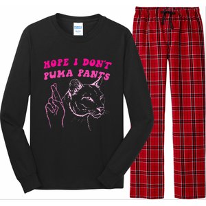 Hope I Dont P.U.M.A Pants Long Sleeve Pajama Set