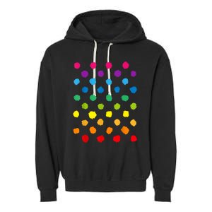 Happy International Dot Day Teacher Dots Garment-Dyed Fleece Hoodie