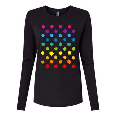 Happy International Dot Day Teacher Dots Womens Cotton Relaxed Long Sleeve T-Shirt