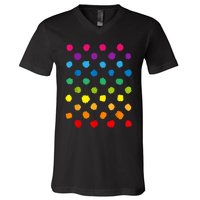 Happy International Dot Day Teacher Dots V-Neck T-Shirt