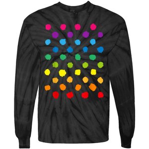 Happy International Dot Day Teacher Dots Tie-Dye Long Sleeve Shirt