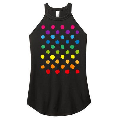 Happy International Dot Day Teacher Dots Women’s Perfect Tri Rocker Tank