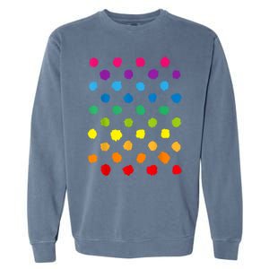 Happy International Dot Day Teacher Dots Garment-Dyed Sweatshirt