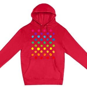 Happy International Dot Day Teacher Dots Premium Pullover Hoodie