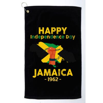 Happy Independence Day Jamaica 1962 Golf Towel