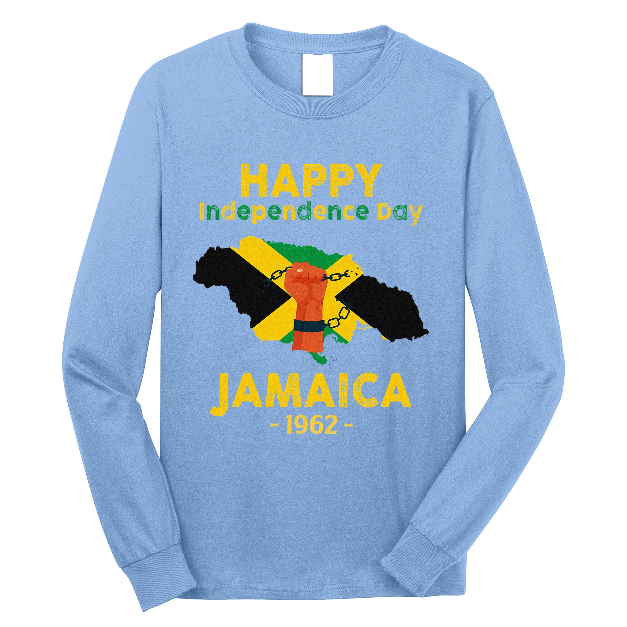 Happy Independence Day Jamaica 1962 Long Sleeve Shirt