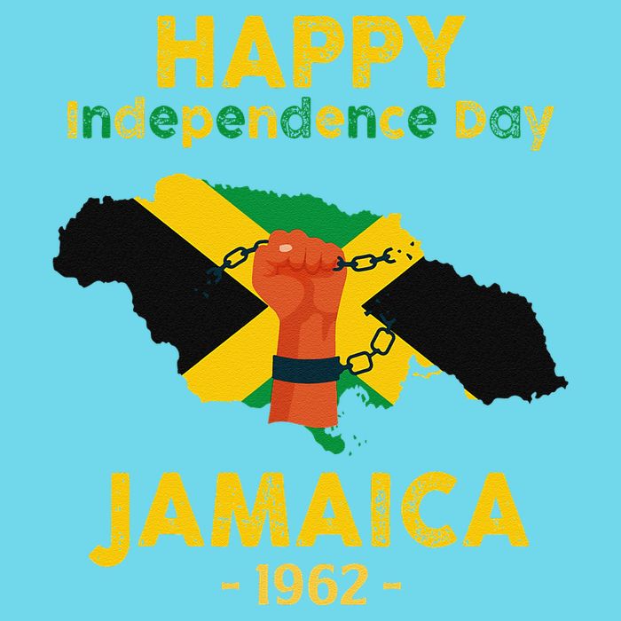 Happy Independence Day Jamaica 1962 Women's V-Neck T-Shirt
