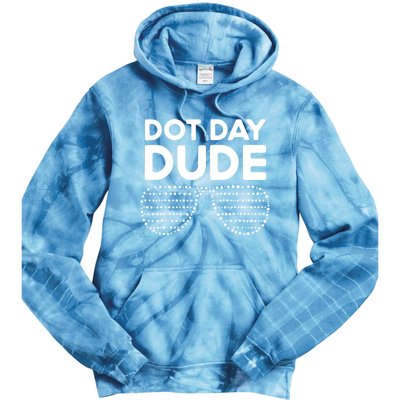 Happy International Dot Day September 15th Polka Dot Tie Dye Hoodie