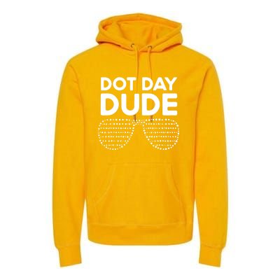 Happy International Dot Day September 15th Polka Dot Premium Hoodie