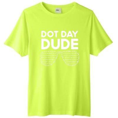 Happy International Dot Day September 15th Polka Dot Tall Fusion ChromaSoft Performance T-Shirt