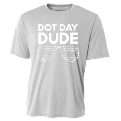 Happy International Dot Day September 15th Polka Dot Cooling Performance Crew T-Shirt