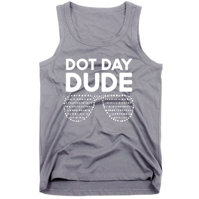 Happy International Dot Day September 15th Polka Dot Tank Top