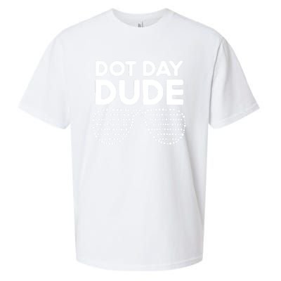 Happy International Dot Day September 15th Polka Dot Sueded Cloud Jersey T-Shirt