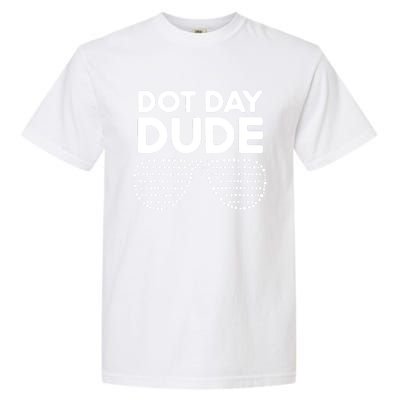 Happy International Dot Day September 15th Polka Dot Garment-Dyed Heavyweight T-Shirt