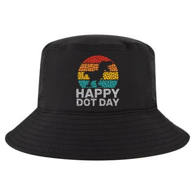 Happy International Dot Day 2024 September 15th Polka Dot Cool Comfort Performance Bucket Hat