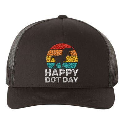 Happy International Dot Day 2024 September 15th Polka Dot Yupoong Adult 5-Panel Trucker Hat