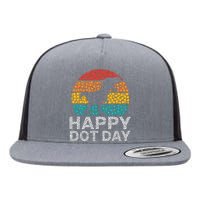 Happy International Dot Day 2024 September 15th Polka Dot Flat Bill Trucker Hat