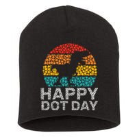 Happy International Dot Day 2024 September 15th Polka Dot Short Acrylic Beanie