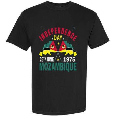 Happy Independence Day Mozambique Mozambican Flag Garment-Dyed Heavyweight T-Shirt