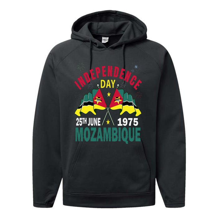 Happy Independence Day Mozambique Mozambican Flag Performance Fleece Hoodie