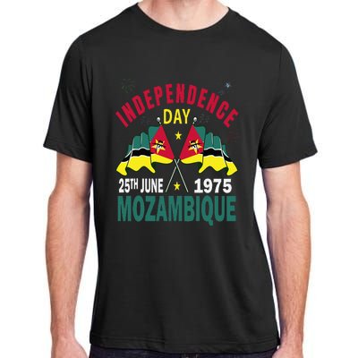 Happy Independence Day Mozambique Mozambican Flag Adult ChromaSoft Performance T-Shirt