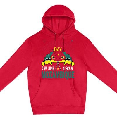 Happy Independence Day Mozambique Mozambican Flag Premium Pullover Hoodie