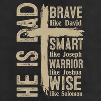 He Is Dad Religious Christian Bible Quote Father Beanie