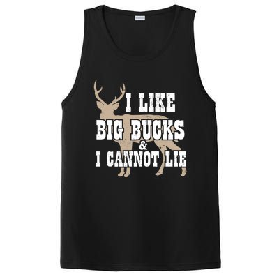 Hunter I Deer Hunting I I Like Big Bucks And I Cannot Lie Gift PosiCharge Competitor Tank