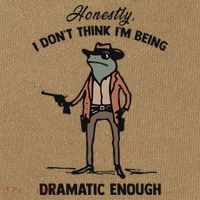 Honestly I DonT Think IM Being Dramatic Enough Cotton Canvas Backpack