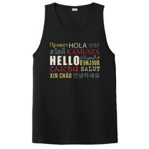 Hello In Different Languages ELL English Language Learning PosiCharge Competitor Tank