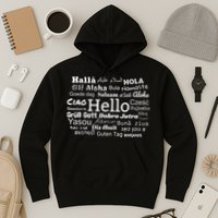 Hello In Different Languages Multilingualism Gift Hoodie