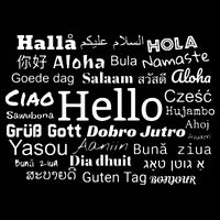 Hello In Different Languages Multilingualism Gift Backpack