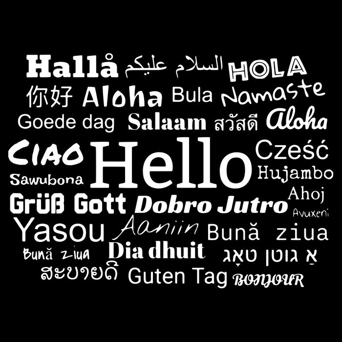 Hello In Different Languages Multilingualism Gift Backpack
