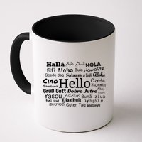 Hello In Different Languages Multilingualism Gift Coffee Mug