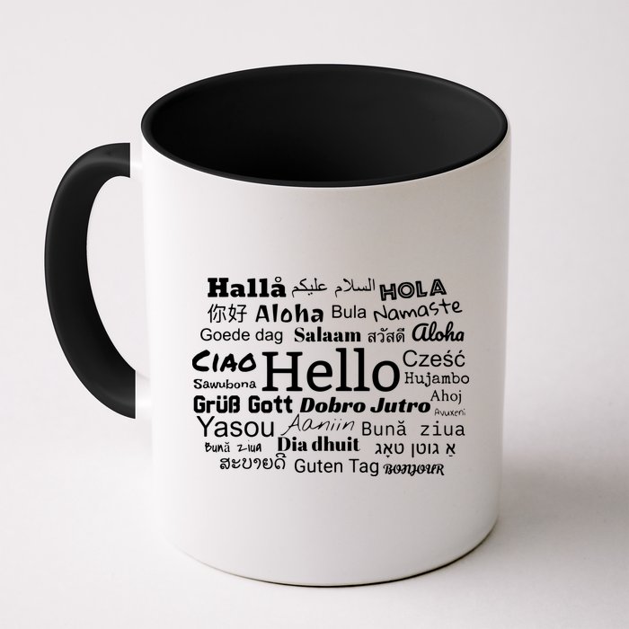 Hello In Different Languages Multilingualism Gift Coffee Mug