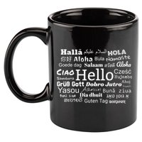 Hello In Different Languages Multilingualism Gift 11oz C Handle Ceramic Mug