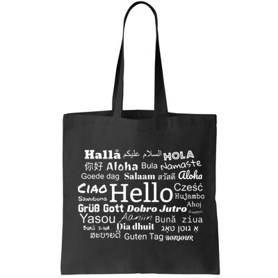 Hello In Different Languages Multilingualism Gift Bag