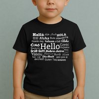 Hello In Different Languages Multilingualism Gift Toddler T-Shirt