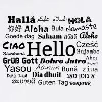 Hello In Different Languages Multilingualism Gift Garment-Dyed Sweatshirt