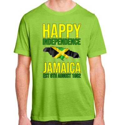 Happy Independence Day Jamaica 1962 Proud Jamaican Adult ChromaSoft Performance T-Shirt