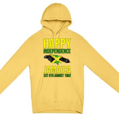 Happy Independence Day Jamaica 1962 Proud Jamaican Premium Pullover Hoodie