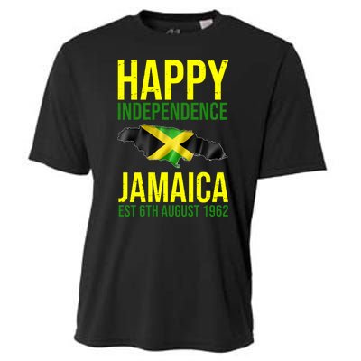 Happy Independence Day Jamaica 1962 Proud Jamaican Cooling Performance Crew T-Shirt